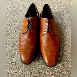 Alfani‎ Seth Bike Toe Derbys Men's Shoes Brown Oxford SZ 12M-US